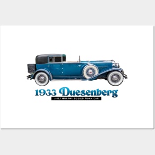 1933 Duesenberg J-427 Murphy Bodied Town Car Posters and Art